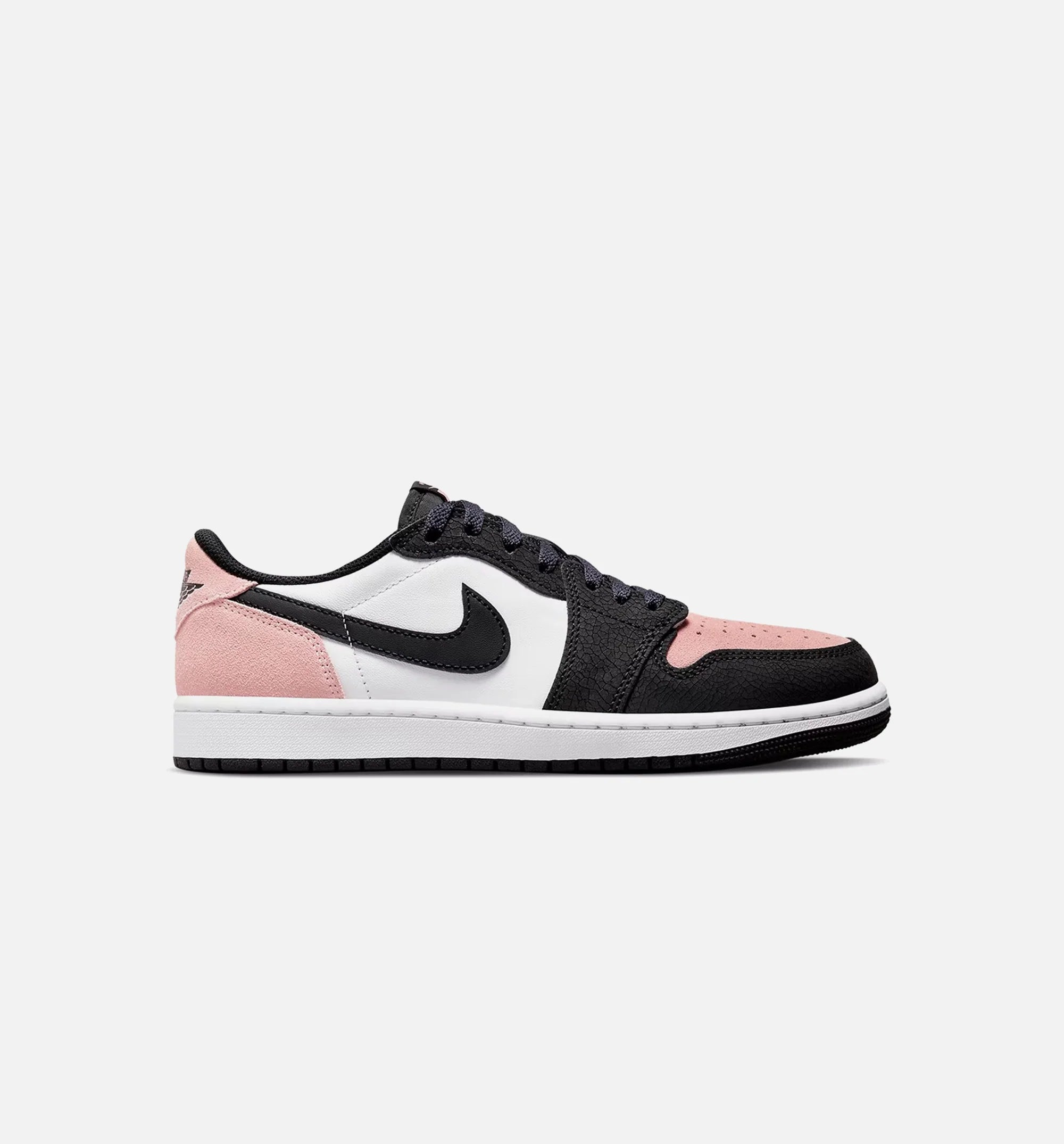 Air Jordan 1 Low OG Bleached Coral Grade School Lifestyle Shoe Black Coral Limit One Per Customer