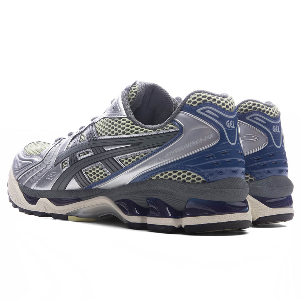 Gel Kayano 14 Soft Yellow Asics Blue