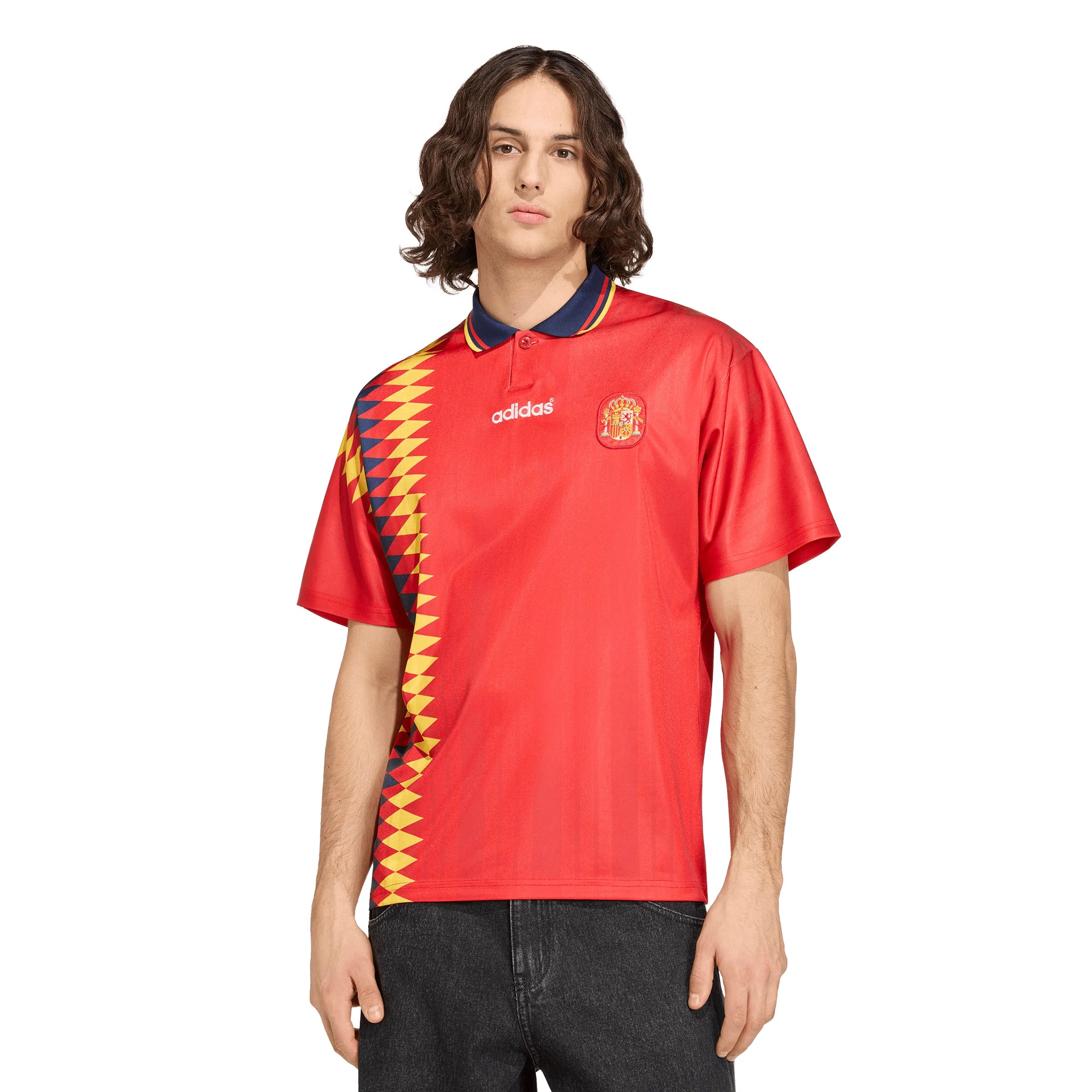 adidas Spain Home 1994 Mens Soccer Jersey Red