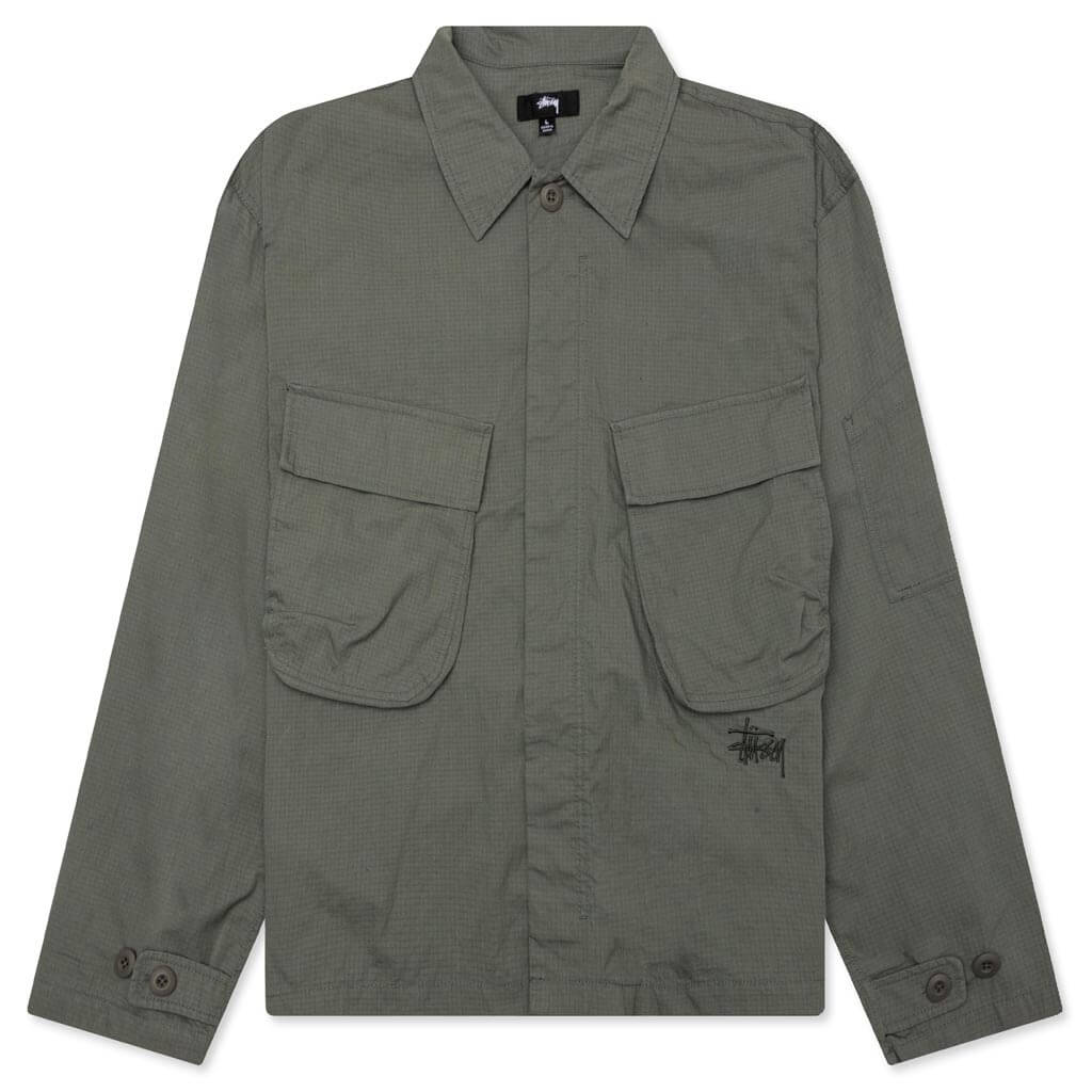 Military L S Over Shirt Olive