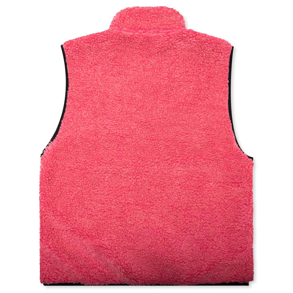 Sherpa Reversible Vest Pink