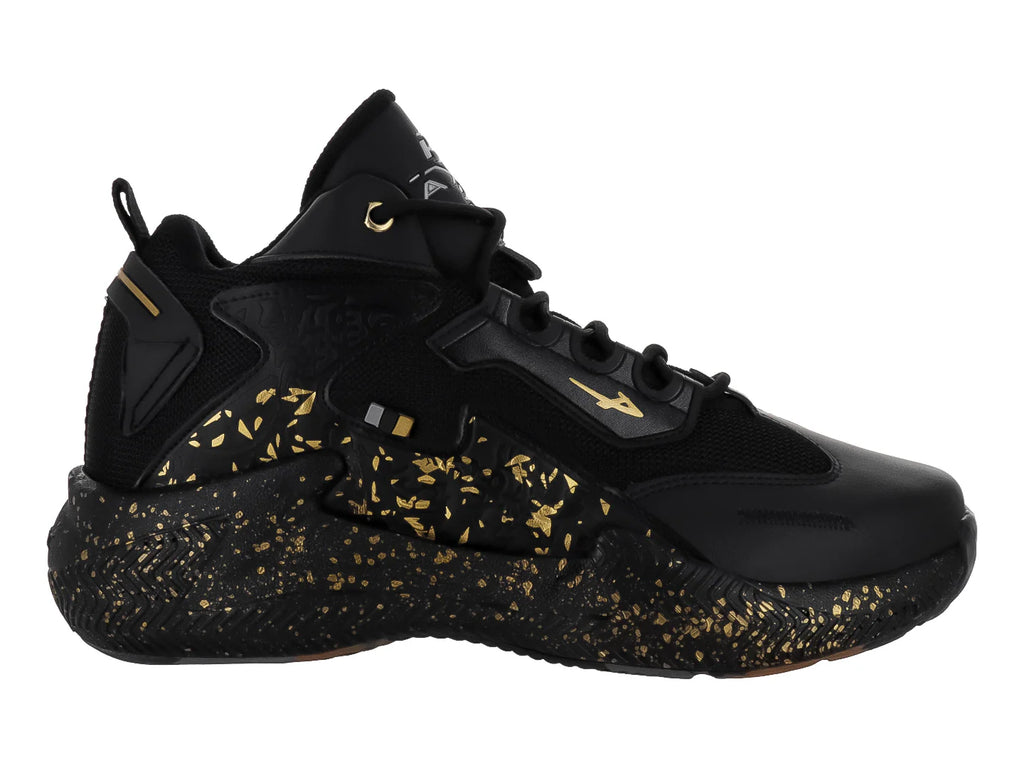 Tenis de Baloncesto Pontiac AXL Negro y Dorado para Hombre