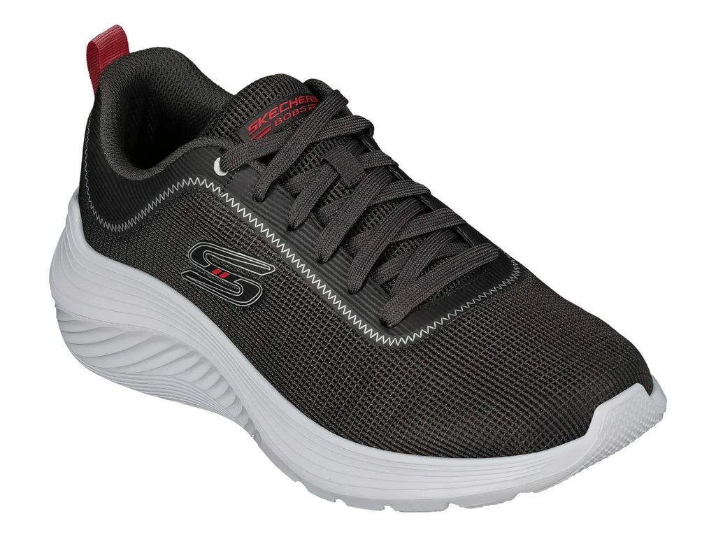 Tenis Skechers BOBS Squad Waves Gris para Hombre