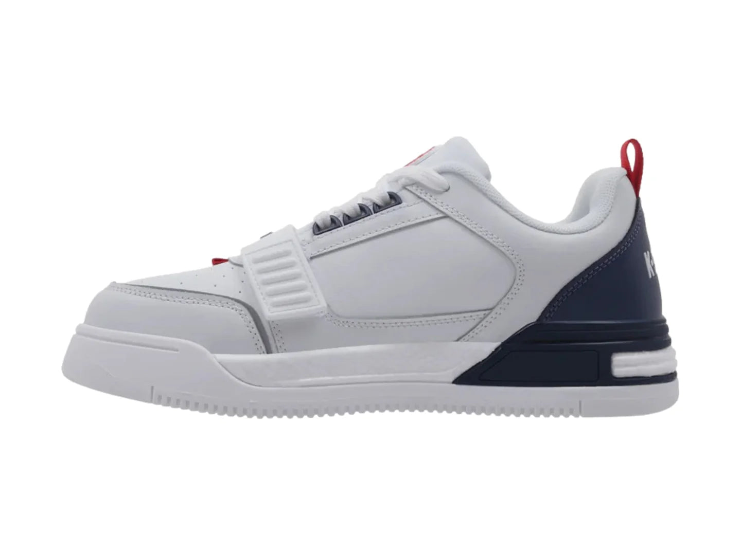 Tenis K Swiss Fonte Blanco Azul Marino y Rojo para Hombre