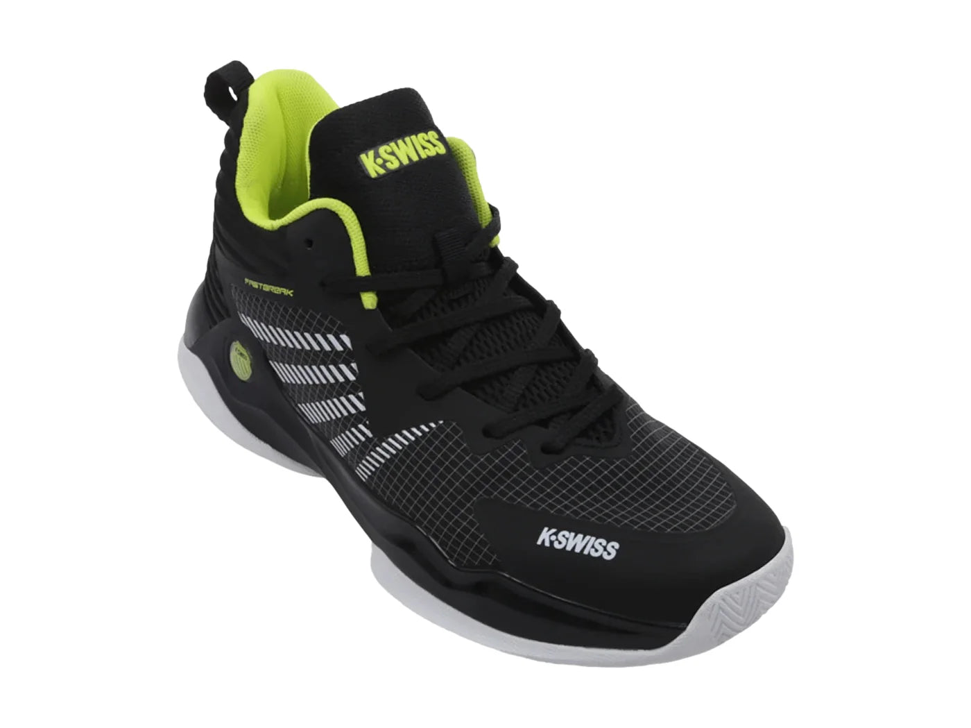 Tenis K Swiss Fastbreak Negro con Neón para Hombre
