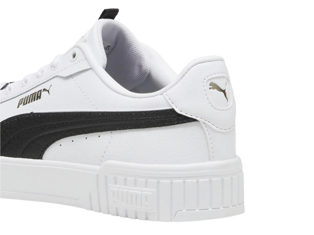 Tenis PUMA Carina 20 Lux Blanco y Negro para Mujer