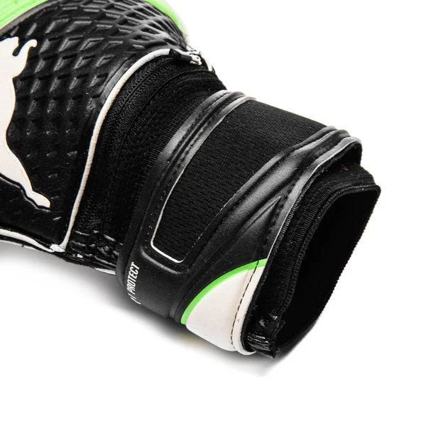 PUMA EvoPower Protect 13 Goalkeeper Gloves Green Gecko Black White