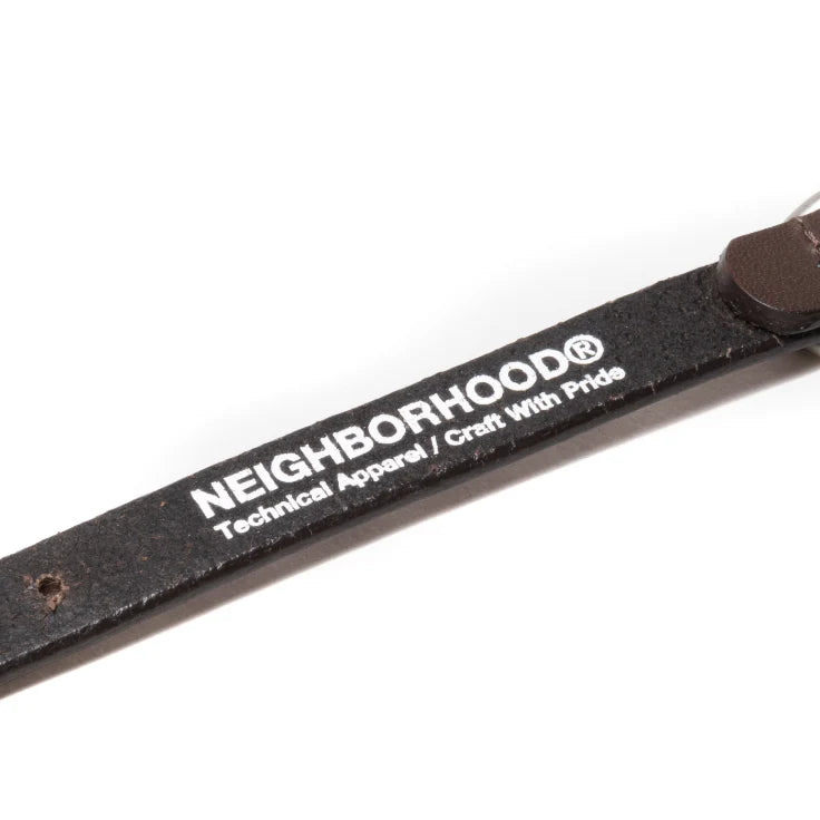 Wide Leather Dog Collar Brown