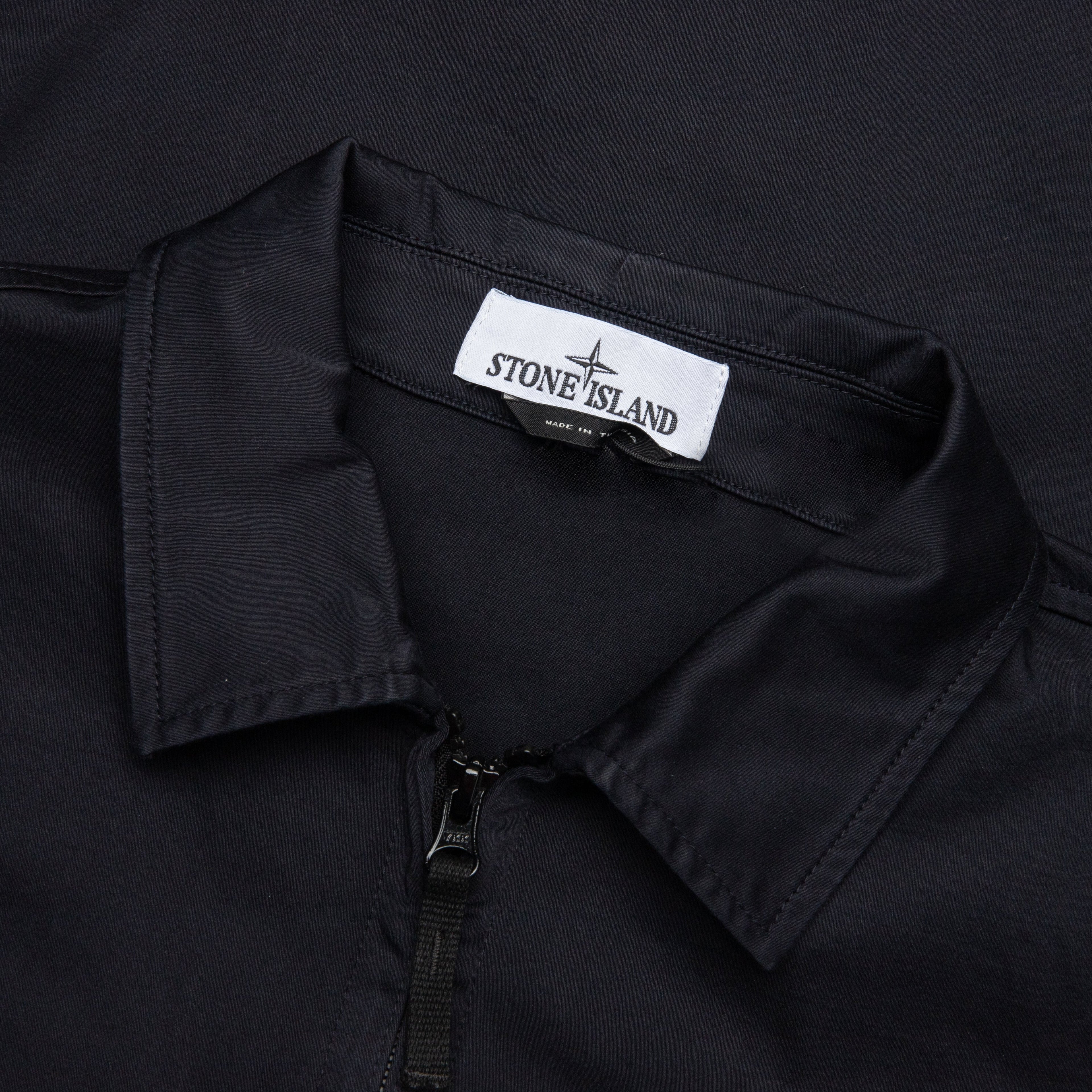 Regular Fit Overshirt Navy Blue