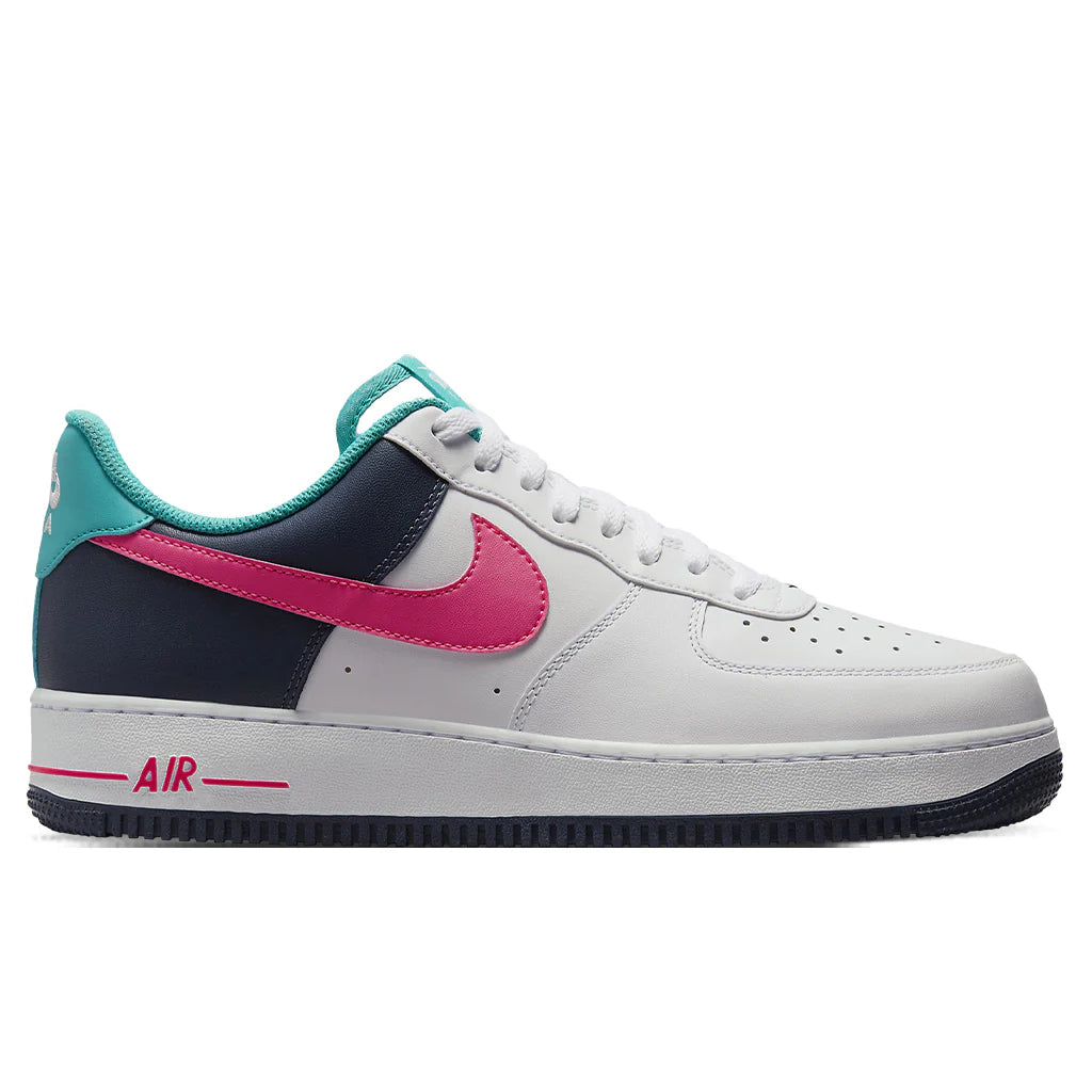 Air Force 1 07 White Racer Pink Thunder Blue