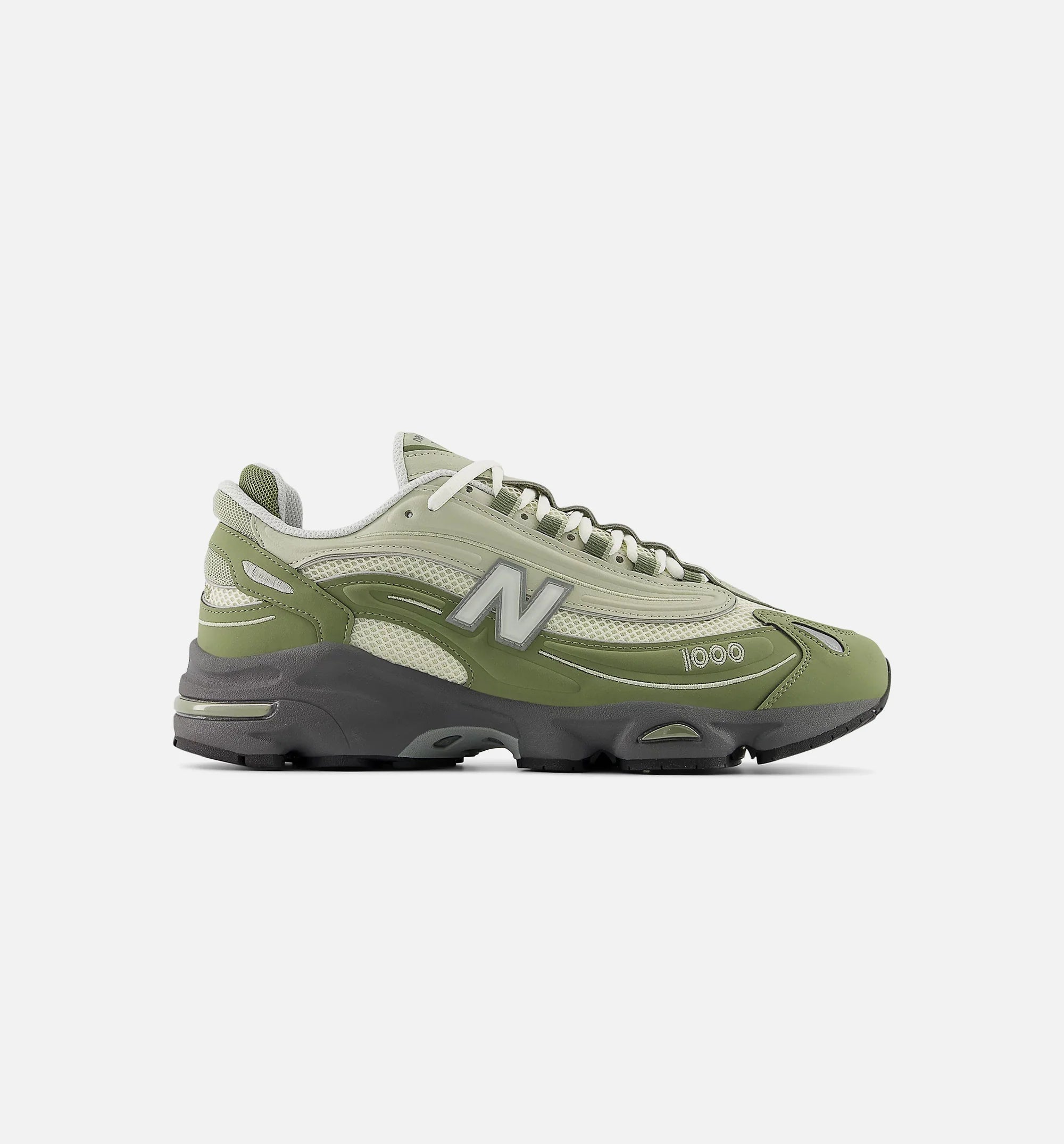 1000 Mens Lifestyle Shoe Dark Olivine Sea Salt