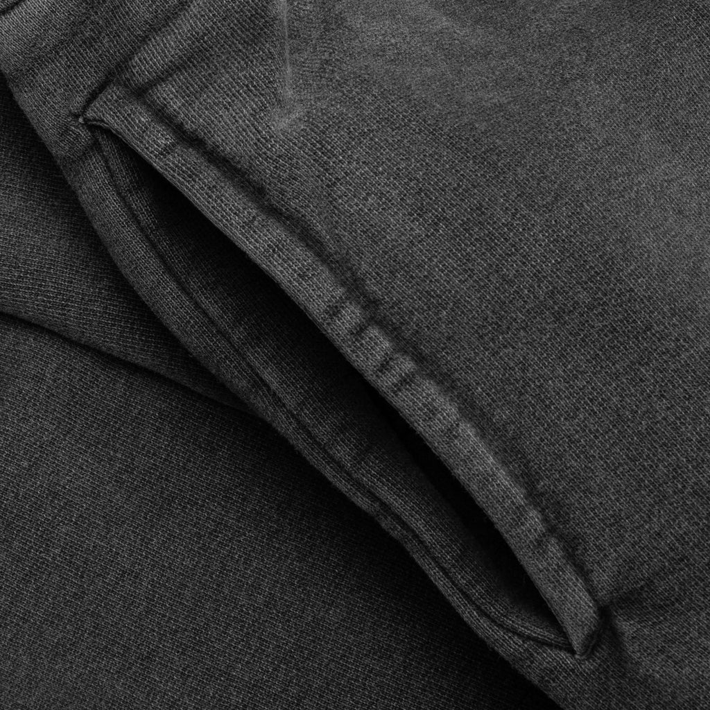 Faded Graphic Fleece Pant Washed Black