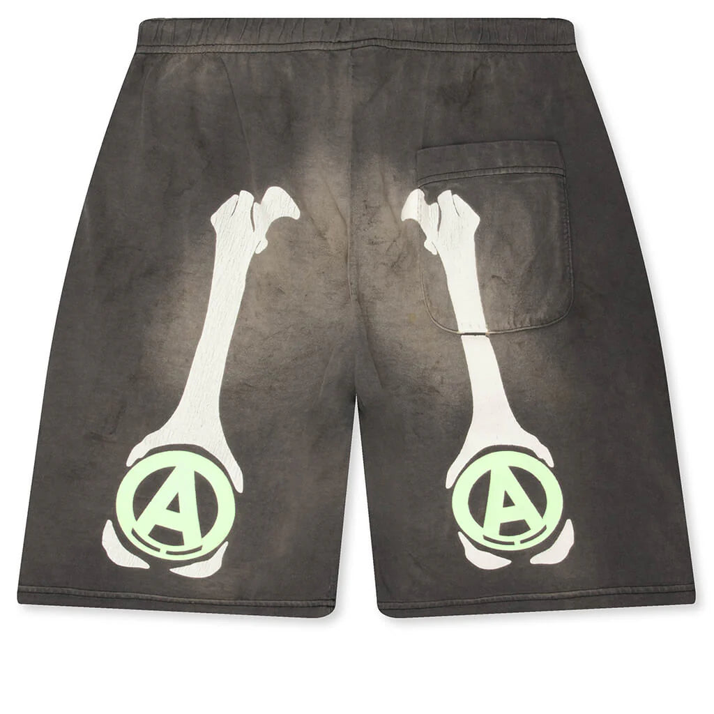 Saint M6 x Bounty Hunter Bone Cut Sew Shorts Charcoal