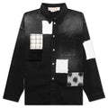 Patchwork Shirt Black