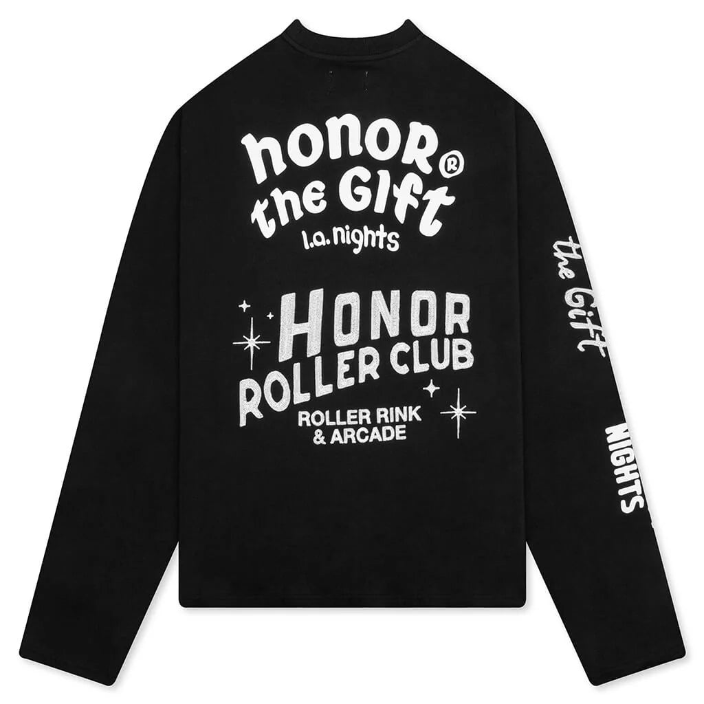 Mixed Logo Crewneck Black