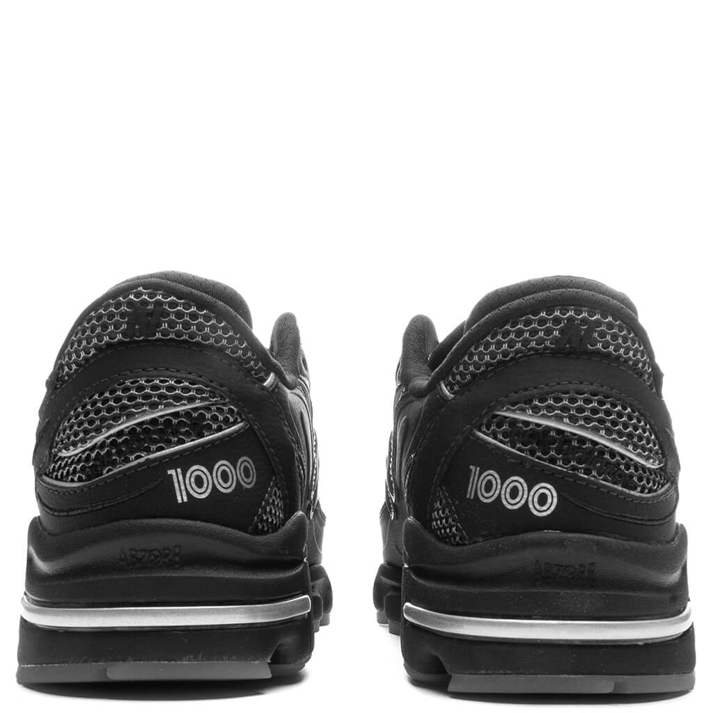 1000 Black White Silver Metallic