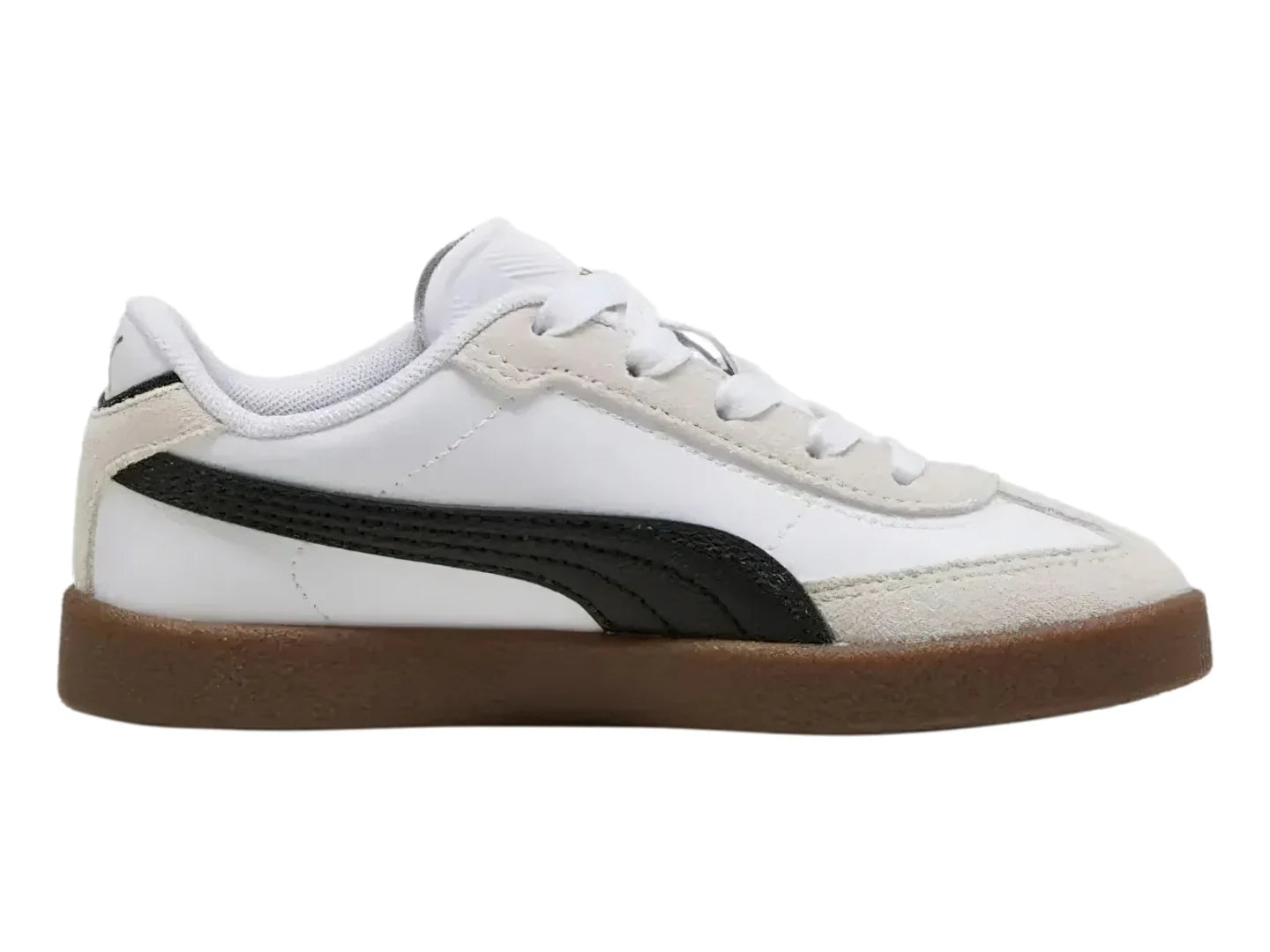 Tenis PUMA Club II Era Blancos y Negros para Niño