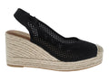 Sandalias Alpargatas Furor Negro para Mujer