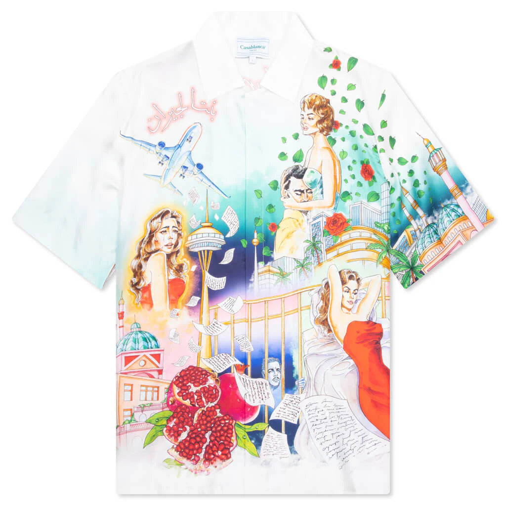 La Liaison Silk Twill Shirt Multi