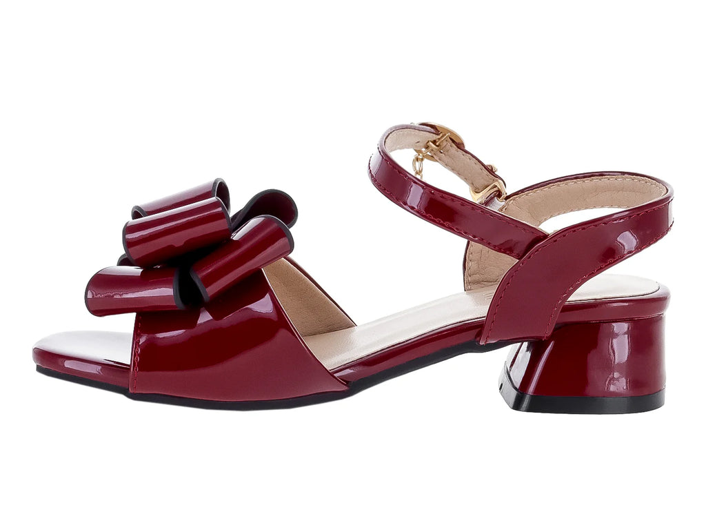 Sandalias ROZE Rojas Elegantes para Niña