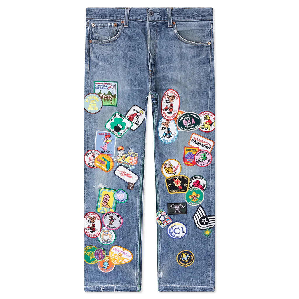Gentlemens Denim Pants Indigo