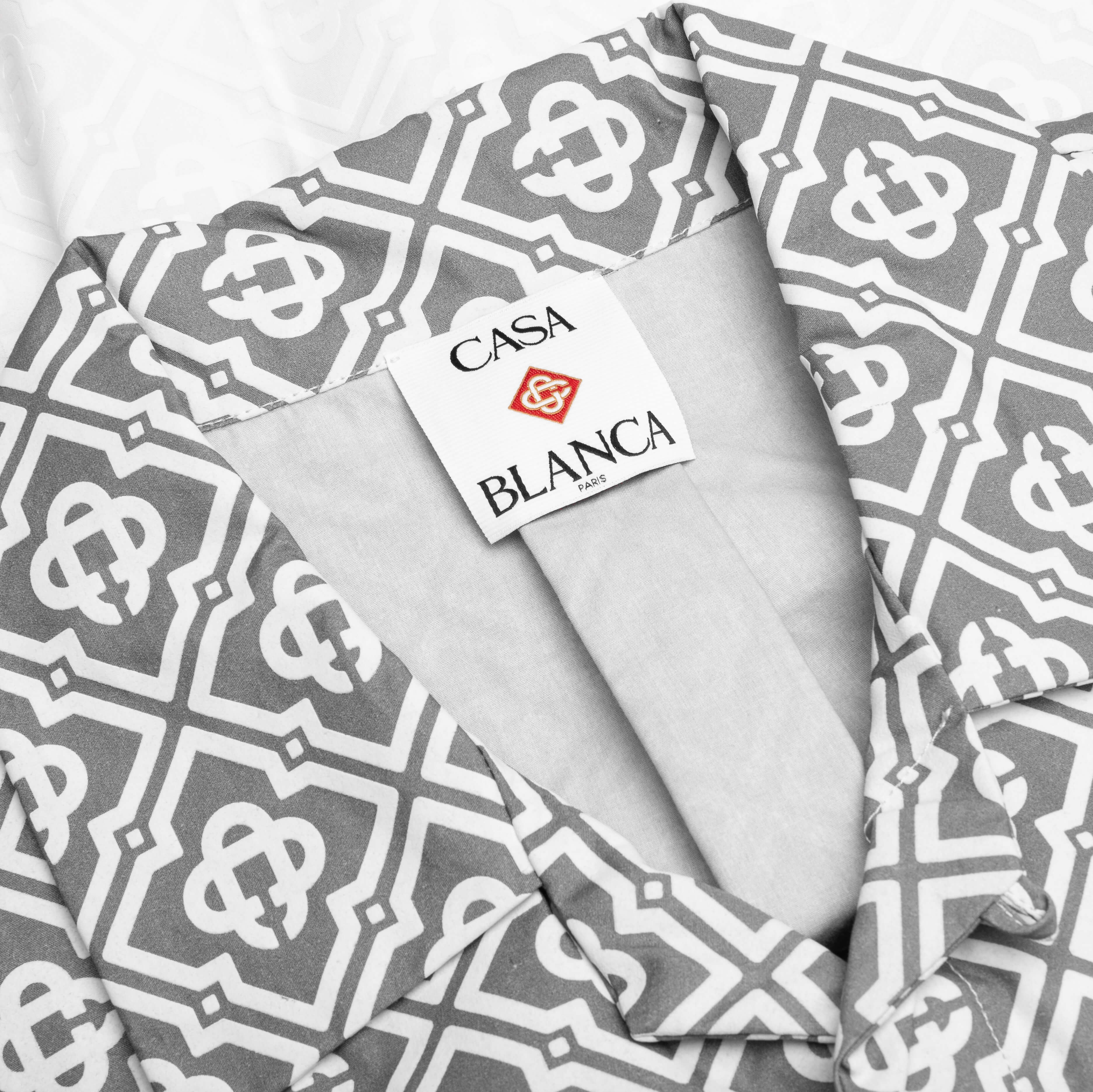Gradient S S Cuban Collar Shirt Grey
