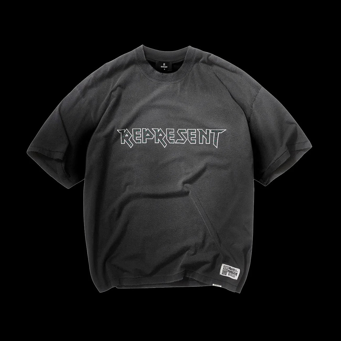 Represent Iron Maiden X Infinite Dreams T Shirt Aged Black