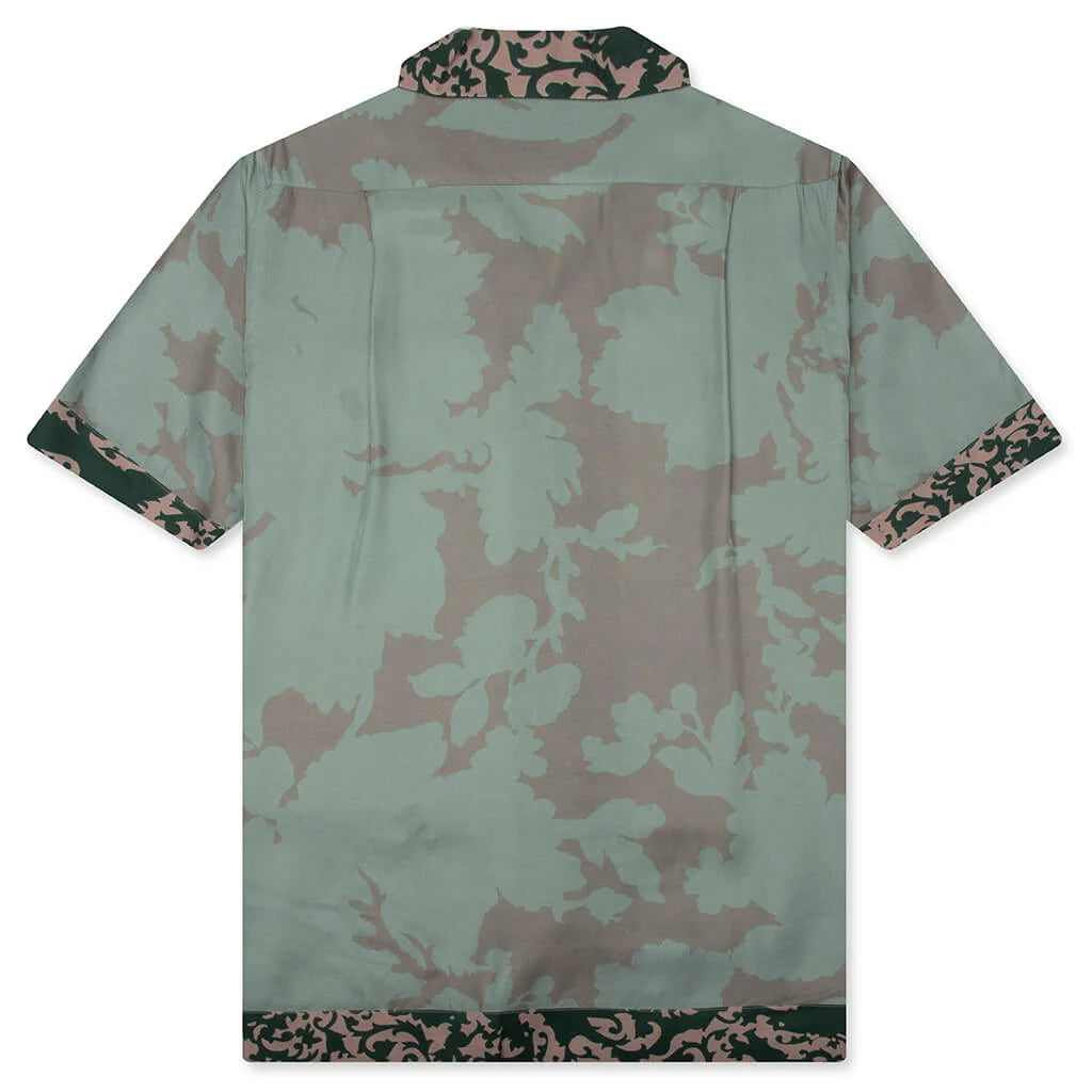 Archive Floral Carltone MW Shirt Petrol