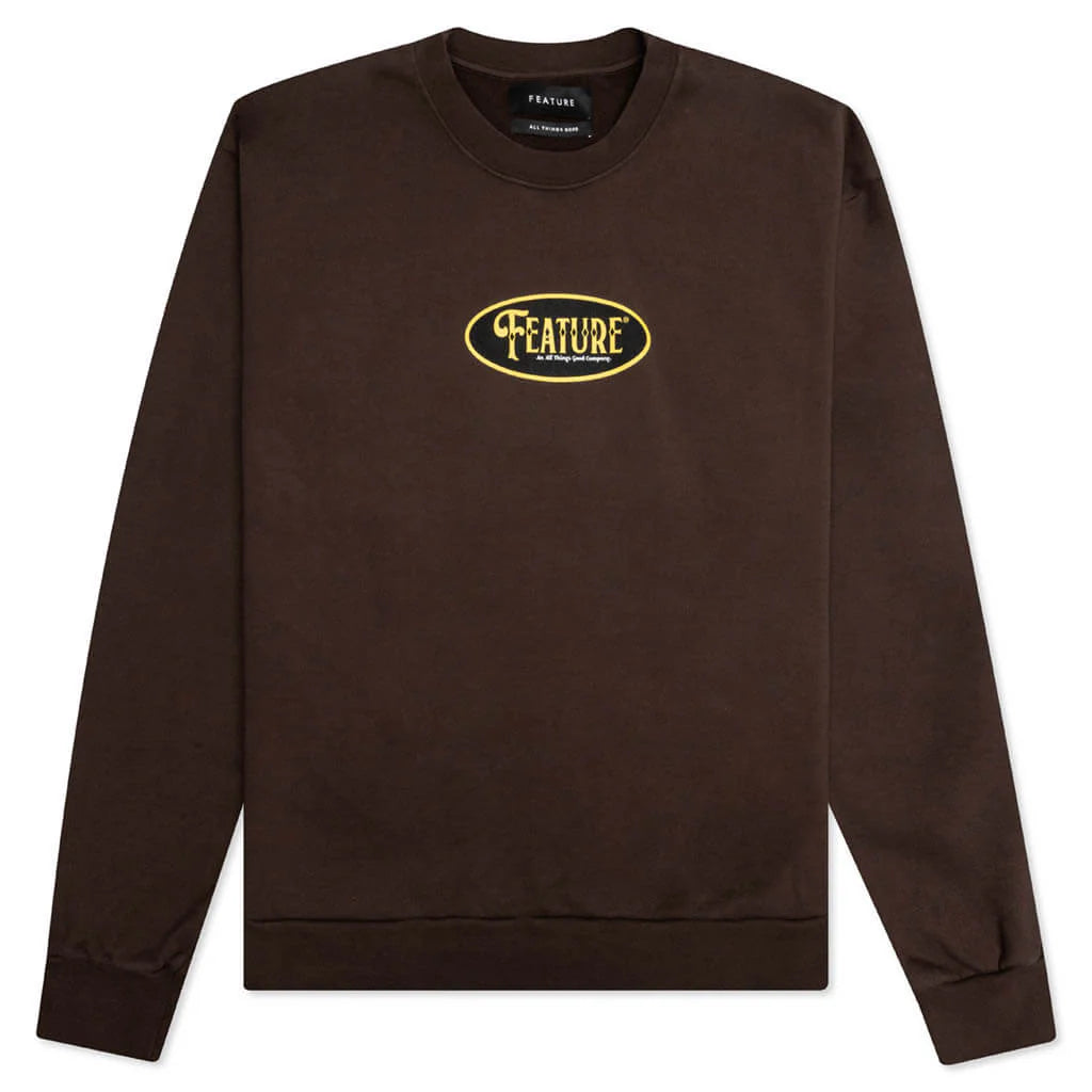 Triumph Crewneck Bitter Chocolate
