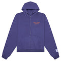 90s Full Zip Washed Violet
