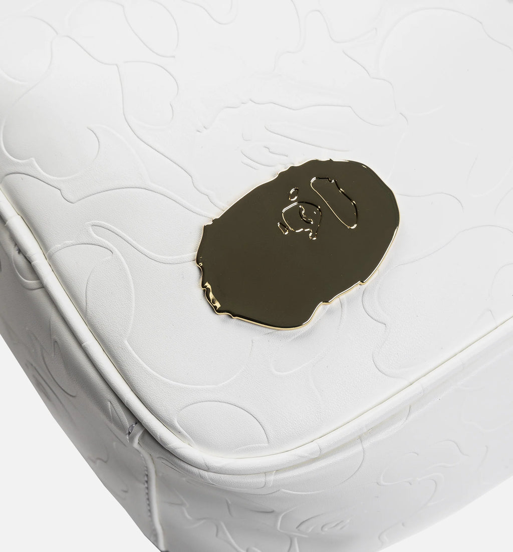 Bape x Adidas Big Sling Mens Bag White
