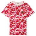 Kids ABC Camo Ape Milo One Point Tee Pink
