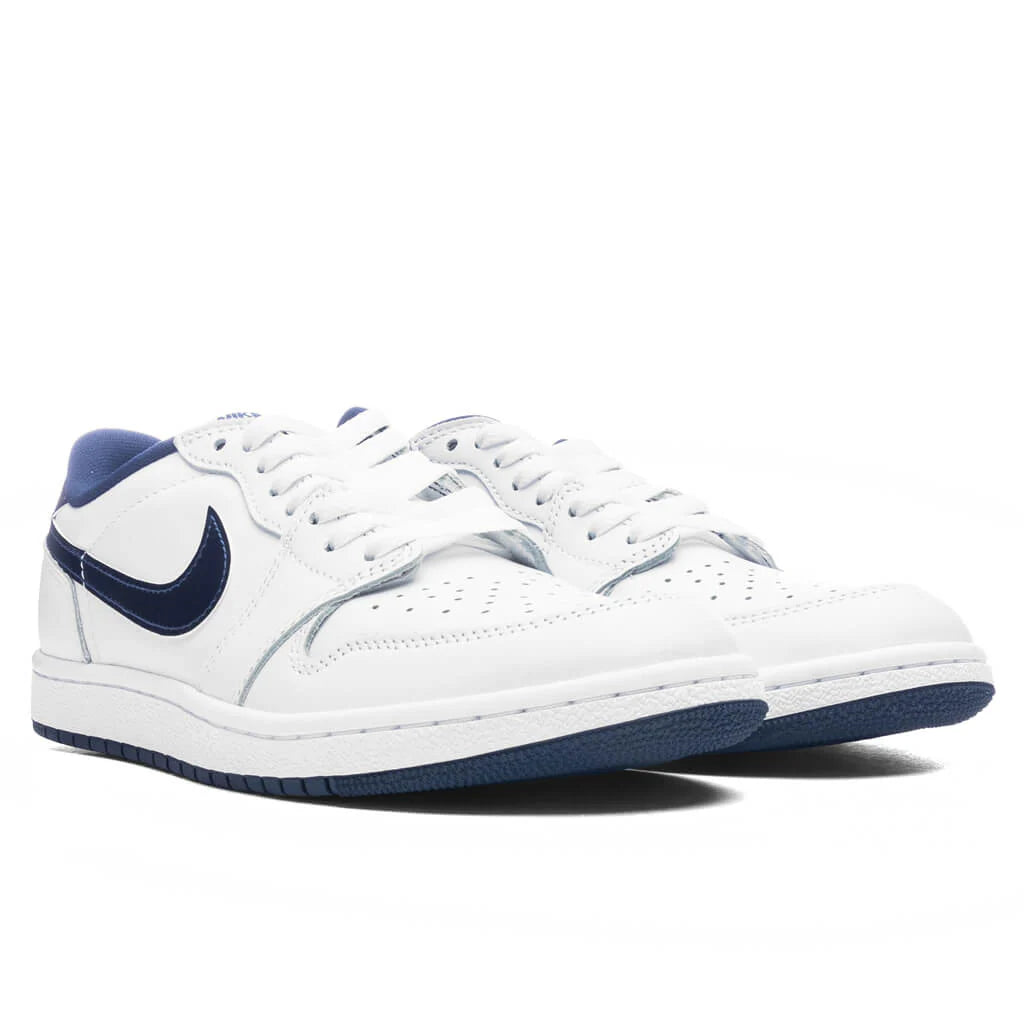 Air Jordan 1 Low 85 Metallic Blue White Navy