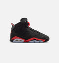 Air Jordan 6 Retro Infrared Salesman Grade School Lifestyle Shoe Black Light Crimson