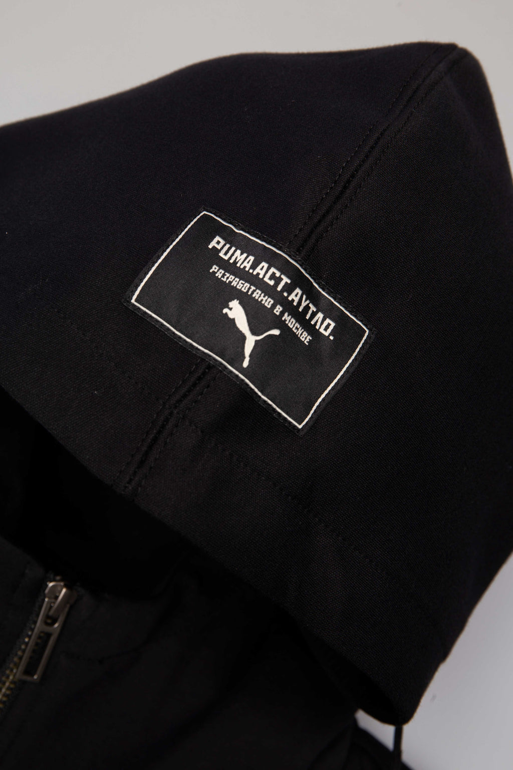 Puma X Outlaw O Moscow Mens Hoodie Black Black
