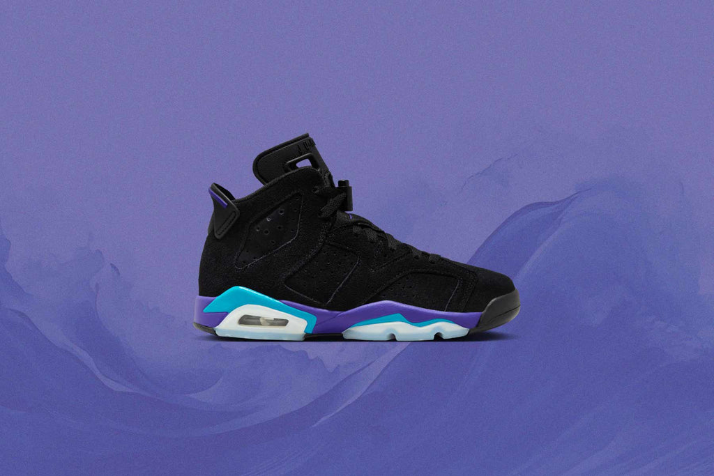 Air Jordan 6 Retro GS Aqua Black Bright Concord Aquatone