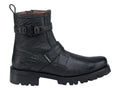 Botas Cuadra de Avestruz Negro para Hombre