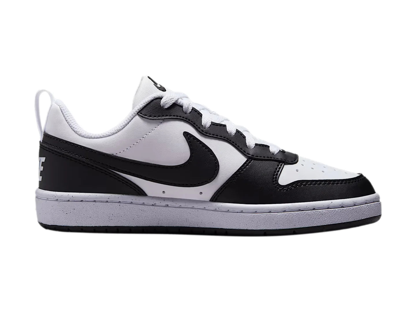 Tenis Nike Court Borough Low Blanco y Negro para Niño