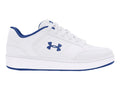 Tenis Under Armour Official Lthr Blanco y Azul para Niño