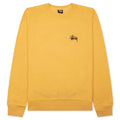 Basic Stussy Pigment Dyed Crew Honey