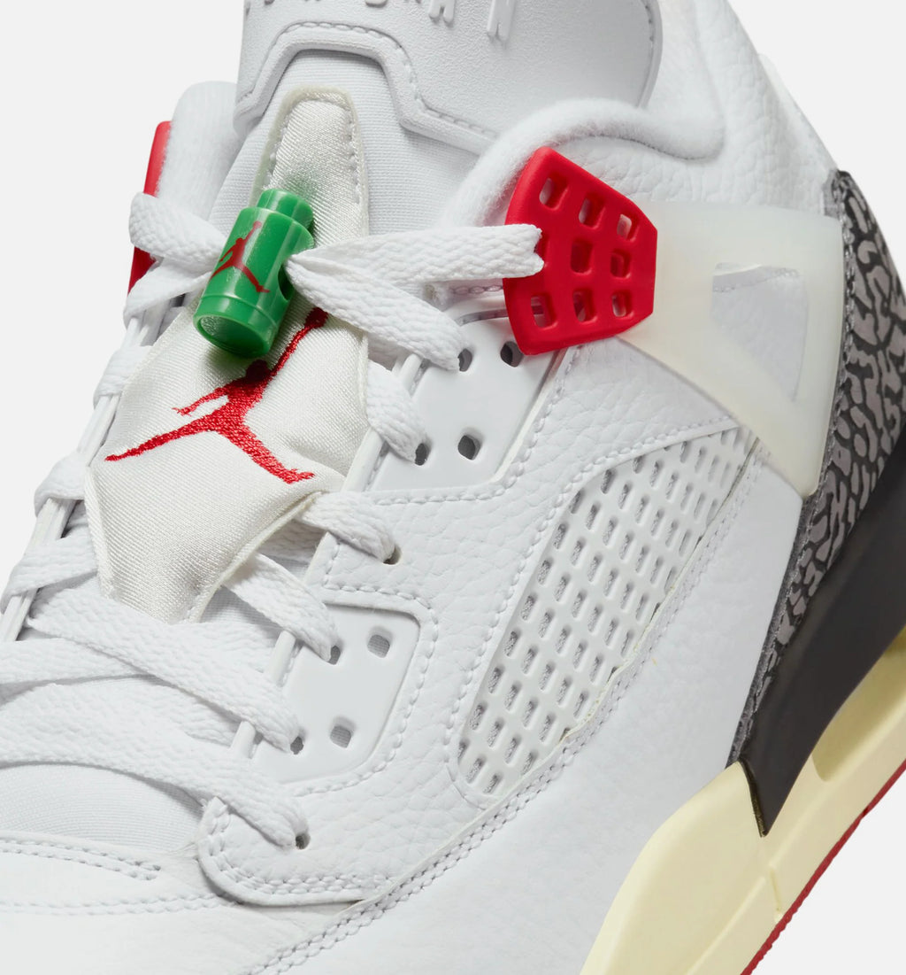 Spizike Low Mens Lifestyle Shoe White Black Sail Varsity Red