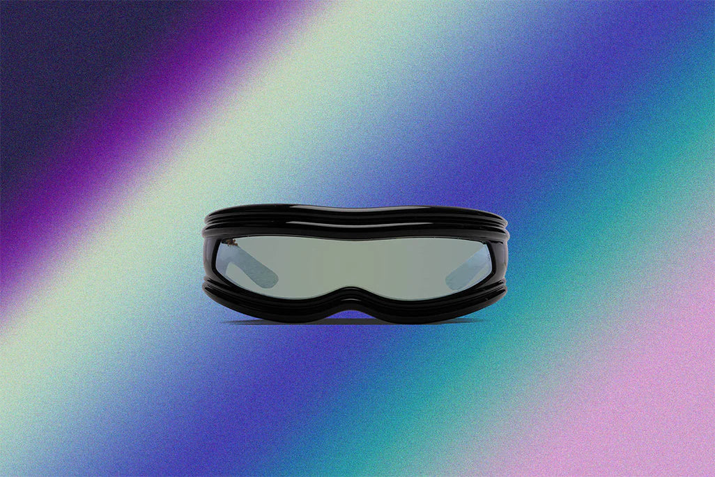 Ray Ban x AAP Rocky Ultra Wrap 001 Black Green Mirror Silver