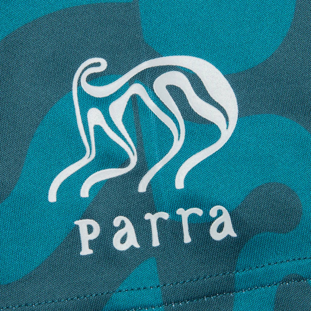 Sports Flage Polo Shirt Deep Sea Green