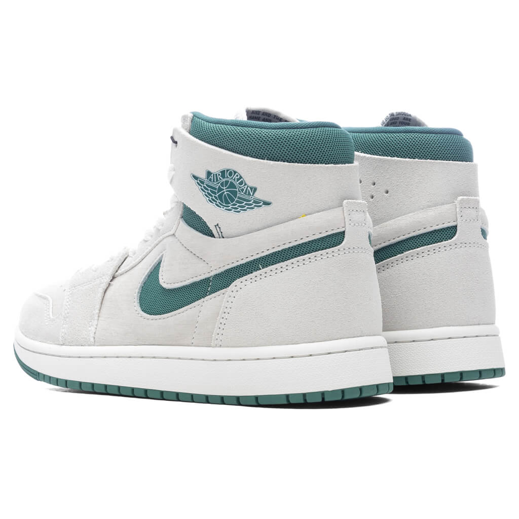 Air Jordan 1 Zoom CMFT 2 Summit White Biocoastal Oxidized Green