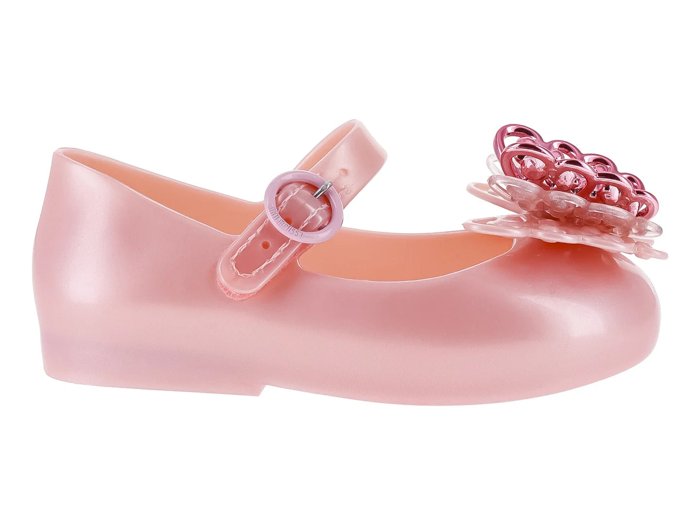 Zapatos Mini Melissa Sweet Love Fly II Rosa Perlado para Niña