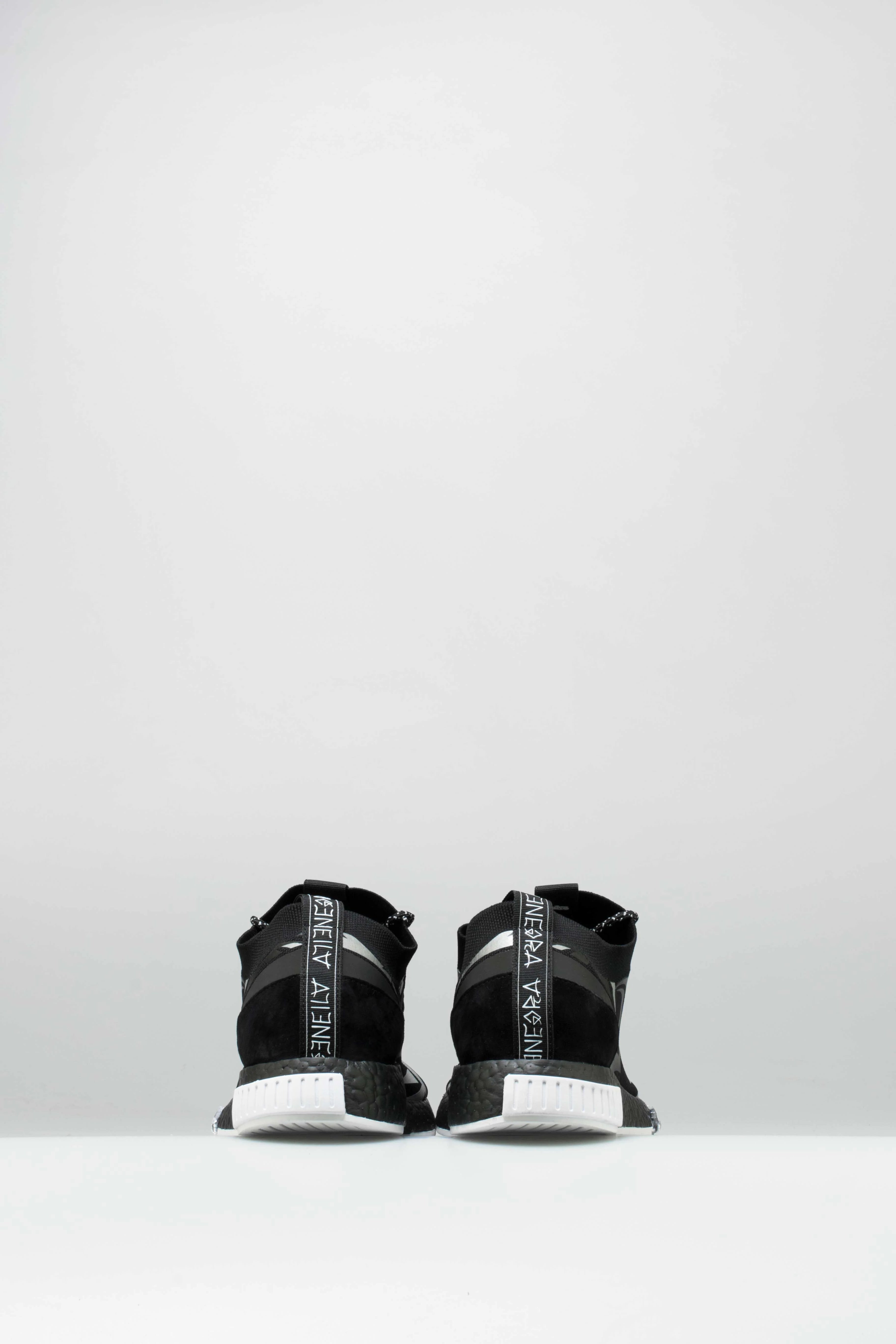 Juice Hk X adidas NMD Racer Mens Shoe Core Black White