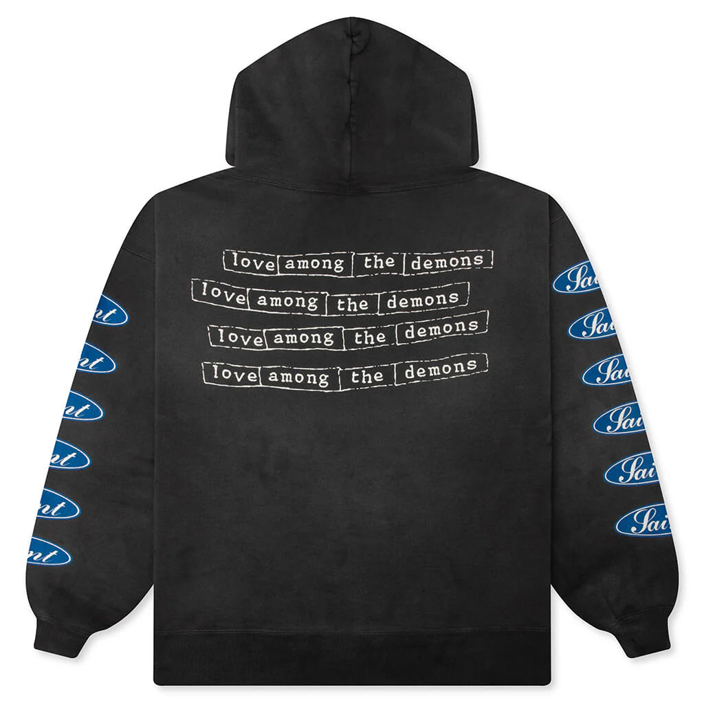 Love Among Hoodie Black