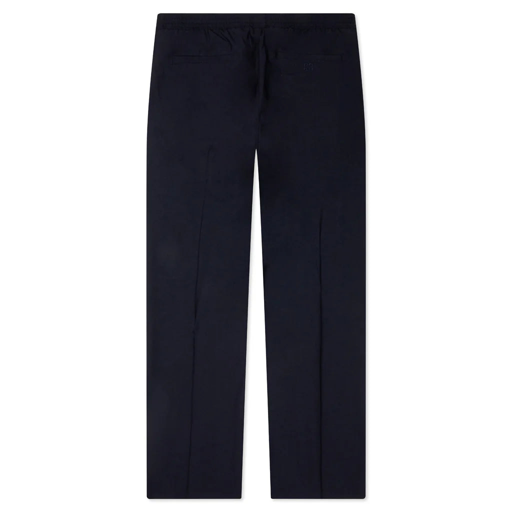 Slim Fit Formal Wool and Mohair Pants Night Blue