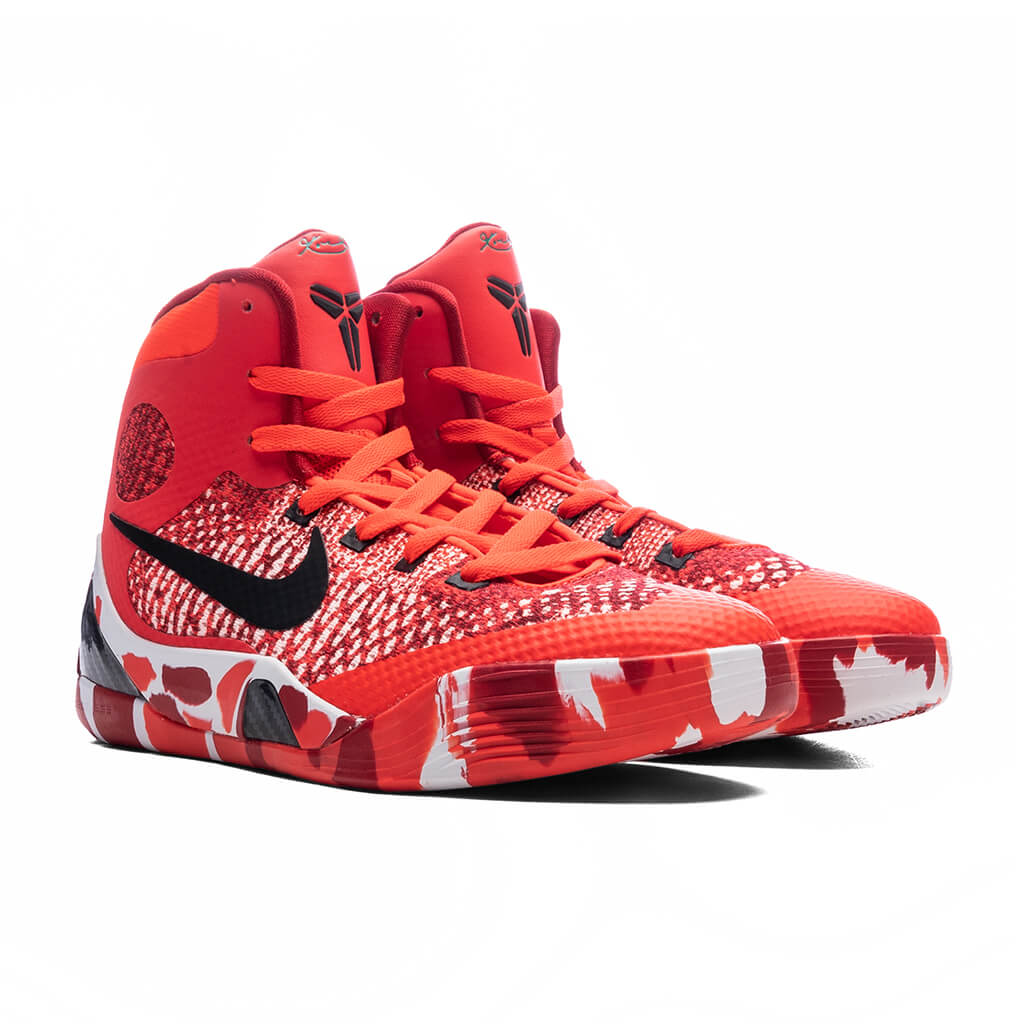 Kobe 9 Elite GS Christmas Bright Crimson Black White