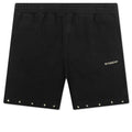 Star Print Board Shorts Black